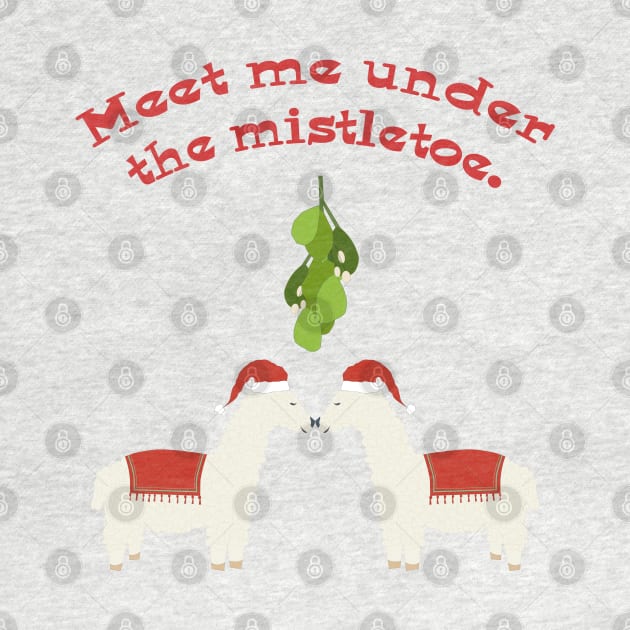 Mistletoe Llamas by candhdesigns